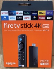 Amazon Fire TV Stick 4K Max Media Streamer with Alexa Voice Remote