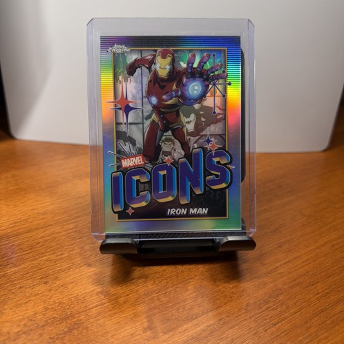 Iron Man [Red Wave Refractor] #MI-7 Marvel 2025 Topps Chrome Icons card