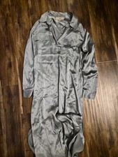 Guess 100% Silk Shirt Dress M Aqua Green