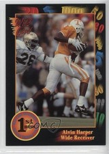 1991 Wild Card Draft Alvin Harper #95 Rookie RC 8i5. rookie card picture