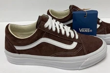 VANS M10 PREMIUM Pig Suede Old Skool Skate Shoes Ultra Cush Sole Brown New !