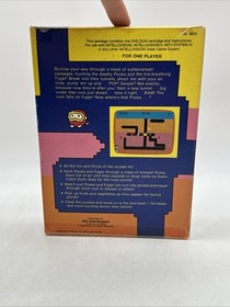 Dig Dug (Intellivision, 1987) Game Box and Manual
