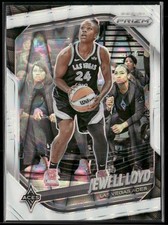 2025 Panini Prizm WNBA #57 Jewell Loyd White Seismic Prizms