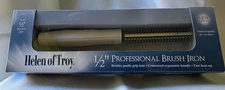 Helen Of Troy Mini 1/2" Professional Brush Iron Ergonomic Handle NIB Model 1512