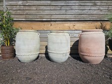 Large Rustic Mediterranean Terracotta Olive Tree Garden Plant Pot Planter Urn