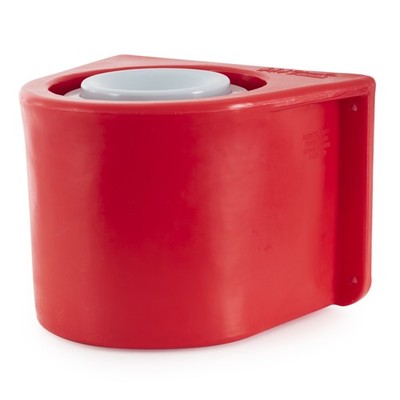 Brower MBH5RLB Insulated Horse Feed/Water 5 Gallon Bucket Holder with Cover, Red