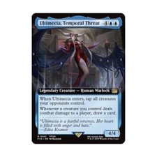 WOTC Universes Beyond: FINAL FANT  Ultimecia, Temporal Threat (Extended Art NM