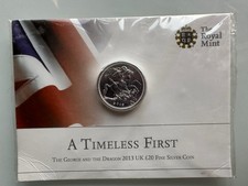 2013 George & The Dragon Fine Silver £20 Coin VGC 