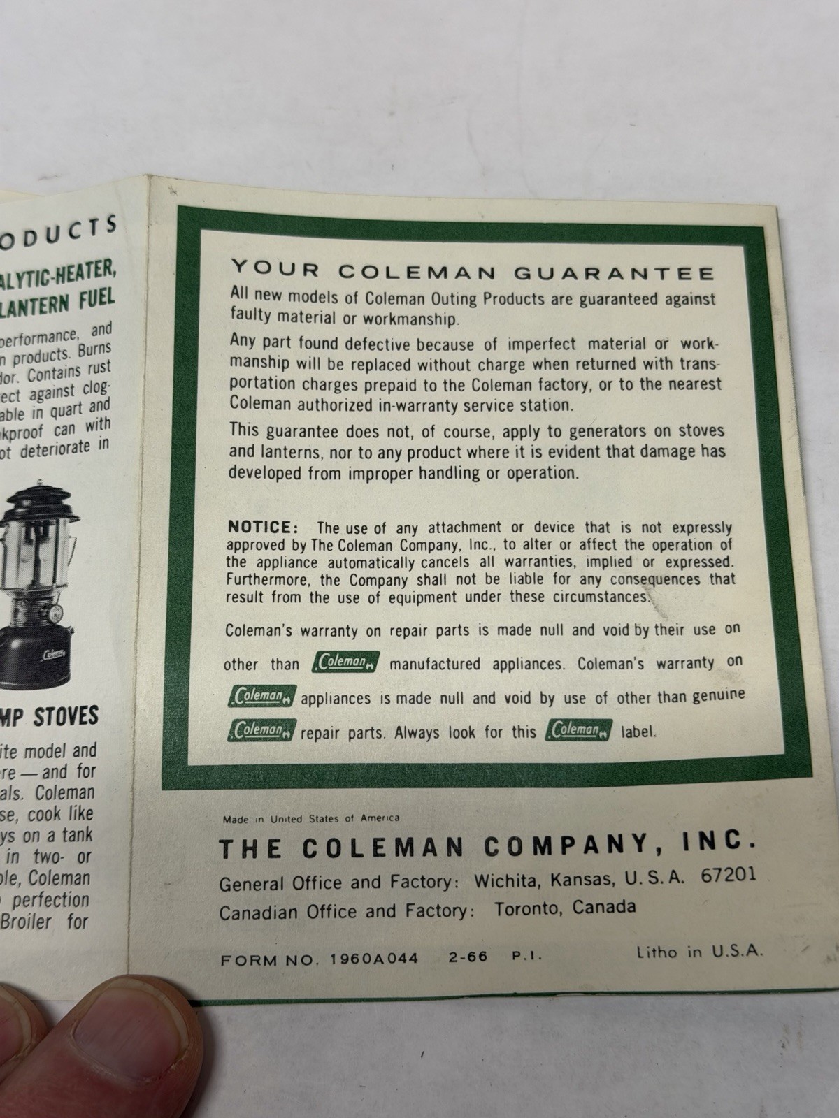 MINT 4-1966 Coleman Catalytic Heater 512-700 3500 BTU Original Box Black Grill