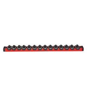 3/8IN Drive Lock-a-Socket Metric Red LAS38MR MECHANIC'S TIME SAVERS Metal