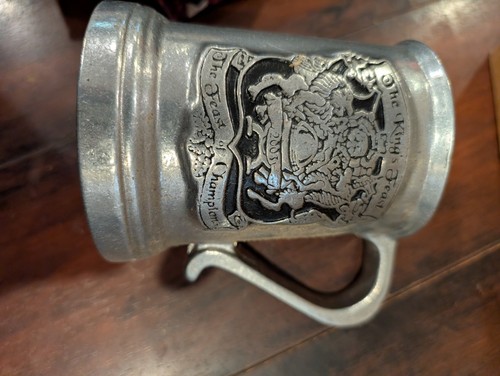 SILVER HEAVY PEWTER RENAISSANCE KINGS FEAST 1997 Lot - Picture 5 of 5