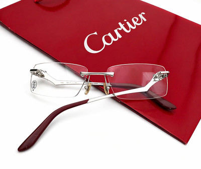 Authentic Cartier Silver Panthere Glasses CT02810