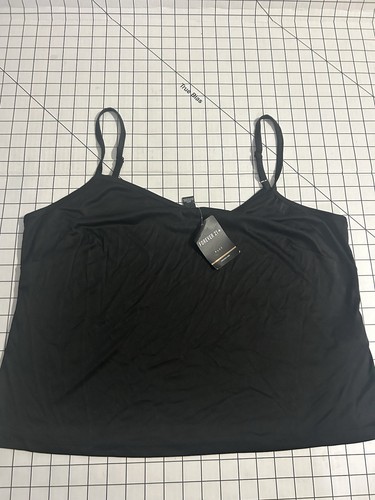 Forever 21 Spaghetti Strap Black Tank Top Blouse Plus Size 3x