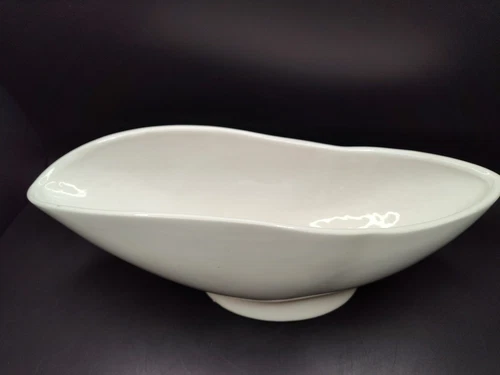 McCoy Pottery Harmony Planter - Glossy White Vintage