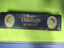 Unsere Lieblinge M Hohner Harmonica Blue Box 7330/40 M1 Key C Vintage Germany