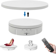 Piatto Girevole Elettrico 2 in 1, 22 Cm, Piastra Girevole Automatica a 360 Gradi