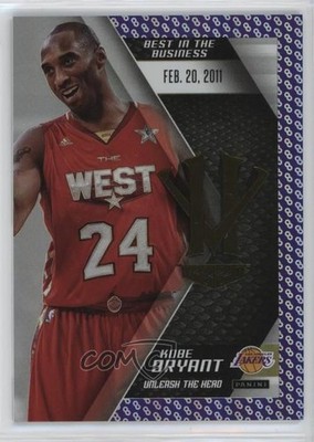 2015-16 Panini HeroVillain Unleash the Hero 8 Kobe Bryant #16 HOF 14po