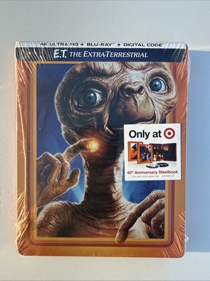 E.T. The Extra Terrestrial (Target 40th Anniversary Steelbook 4K/Blu) No Dents