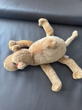 Brown Plush Stuffed Dog Animal Floppy Laying Puppy Plush Toy