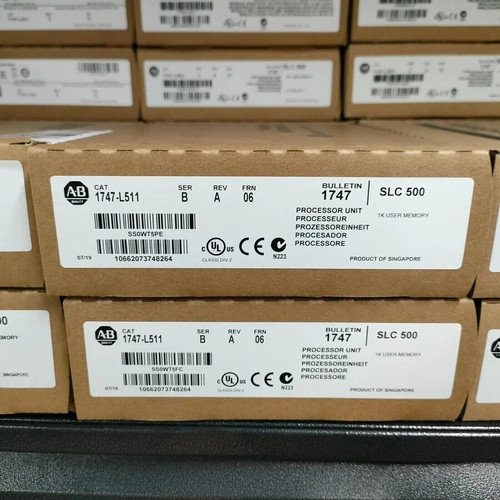 New Factory Sealed AB 1747-L511 /B SLC 500 CPU Processor Unit Module 1747L511 - Picture 3 of 8
