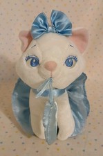 Disney Aristocats Marie Ballerina Blue White Cat Stuffed Animal Plush DAMAGED