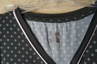 Flora black and white M short sleeve 2 pc pajama set — photo 2