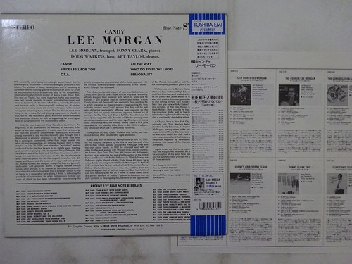 Lee Morgan Candy Blue Note BN 1590 Japan VINYL LP OBI - Picture 2 of 3