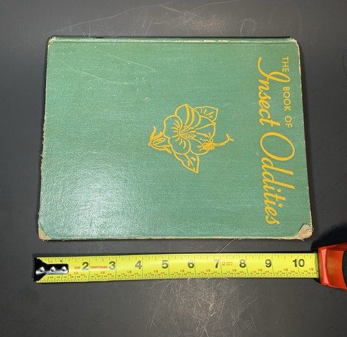The Book of Insect Oddities Hardcover 1938 Illustrated Natural History HTF - Picture 21 of 21