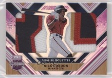 2018 Panini Elite Extra Edition Dual Silhouettes Purple 25/25 Nick Gordon hg6