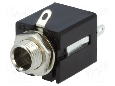 weiblich Buchse Wege: 3 Steckverbinder: Jack 6,3mm stereo