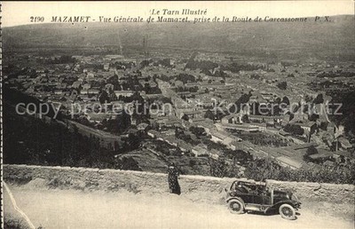 Mazamet Vue generale prise de la Route de Carca