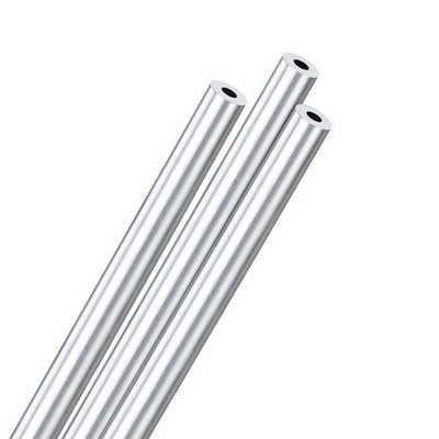 6063 Aluminum Round Tube, 5x12mm (IDxOD), 300mm, 3pcs General Purpose