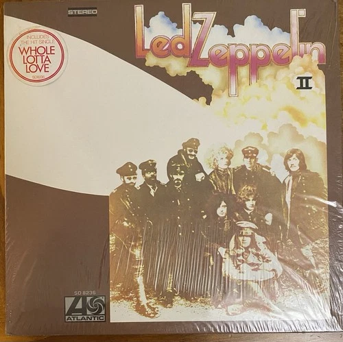 Led Zeppelin II SD 8236 1841 Broadway Shrink w/Hype Stickers Not RL