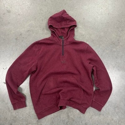 Oakley Quarterzip burgundy pullover country hunting style hoodie