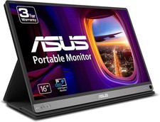 ASUS ZenScreen MB16AC 15.6" Full HD IPS USB-C Portable Monitor Smart Cover NEW