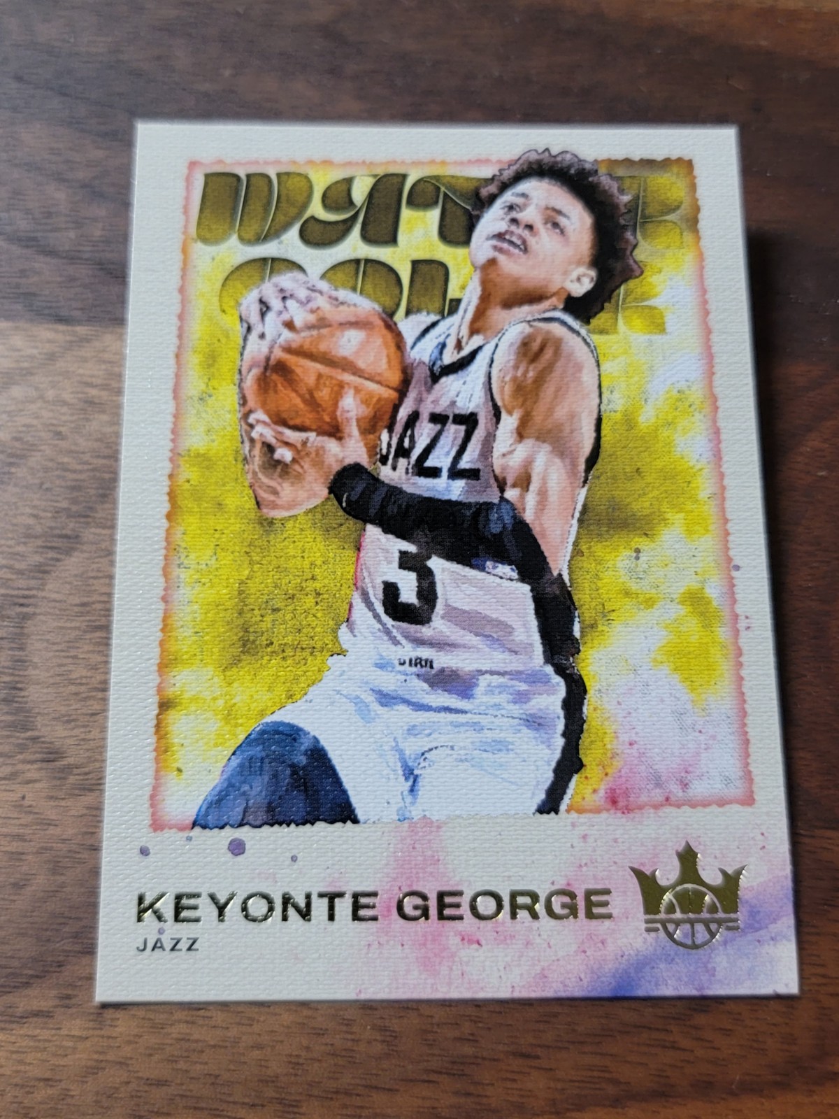 2023-24 Court Kings Basketball - Water Color - Keyonte George - RC - Jazz