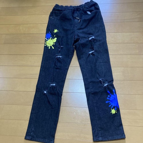 Splatoon Gesotown x Zozotown Damaged Denim Kids Free - 第 1/8 張圖片