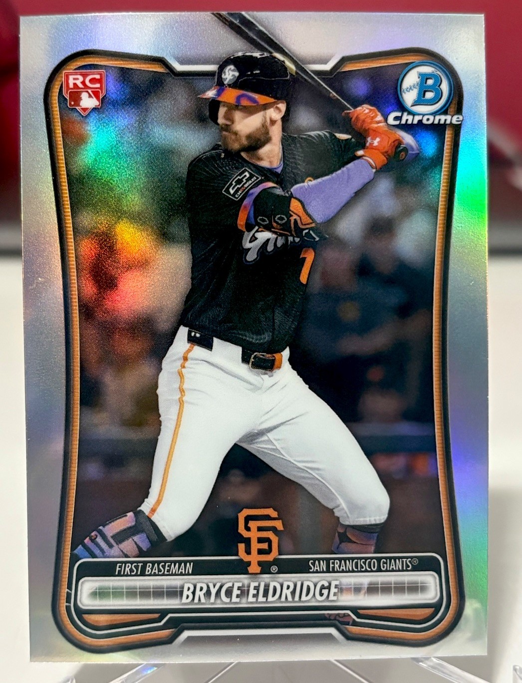 BRYCE ELDRIDGE 2026 Bowman Chrome RED RC LOGO Redemption Rookie Card SP Giants