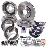 Bremsensatz Vorne + 2X Bremstrommel Hinten FÜR VW Polo 9N