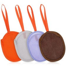 4 Pcs Mesh Soap Bag, Exfoliating Soap Pouch, Soaps Loofah Pouch for and Men, ...