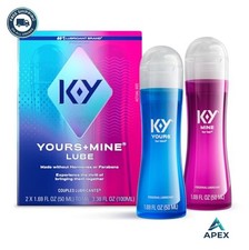 Couples Lubricant Set Water Based Silicone Warming Tingling 1.69 Fl Oz Travel