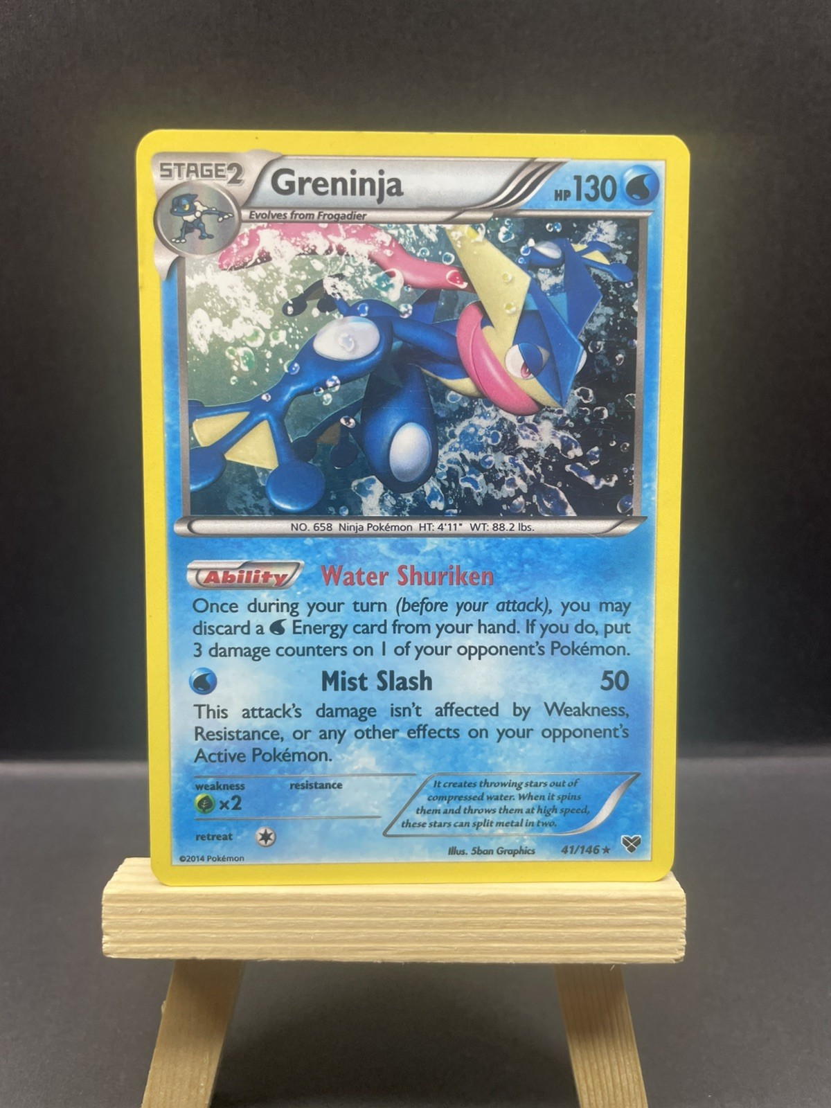 Greninja 41/146 Holo Rare Holo XY Base Set Pokemon LP