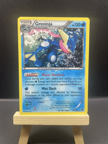 Greninja 41/146 Holo Rare Holo XY Base Set Pokemon LP