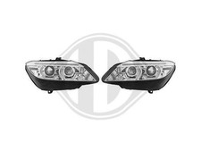 Design-Scheinwerfer-Set Angel Eyes klar/chrom für BMW Z4 2009-2013