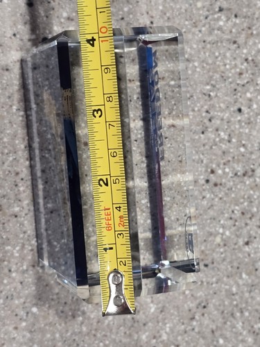 Royal Caribbean Crystal Block FREEDOM OF THE SEAS Ship Souvenir Crown  & Anchor  - Bild 7 von 8