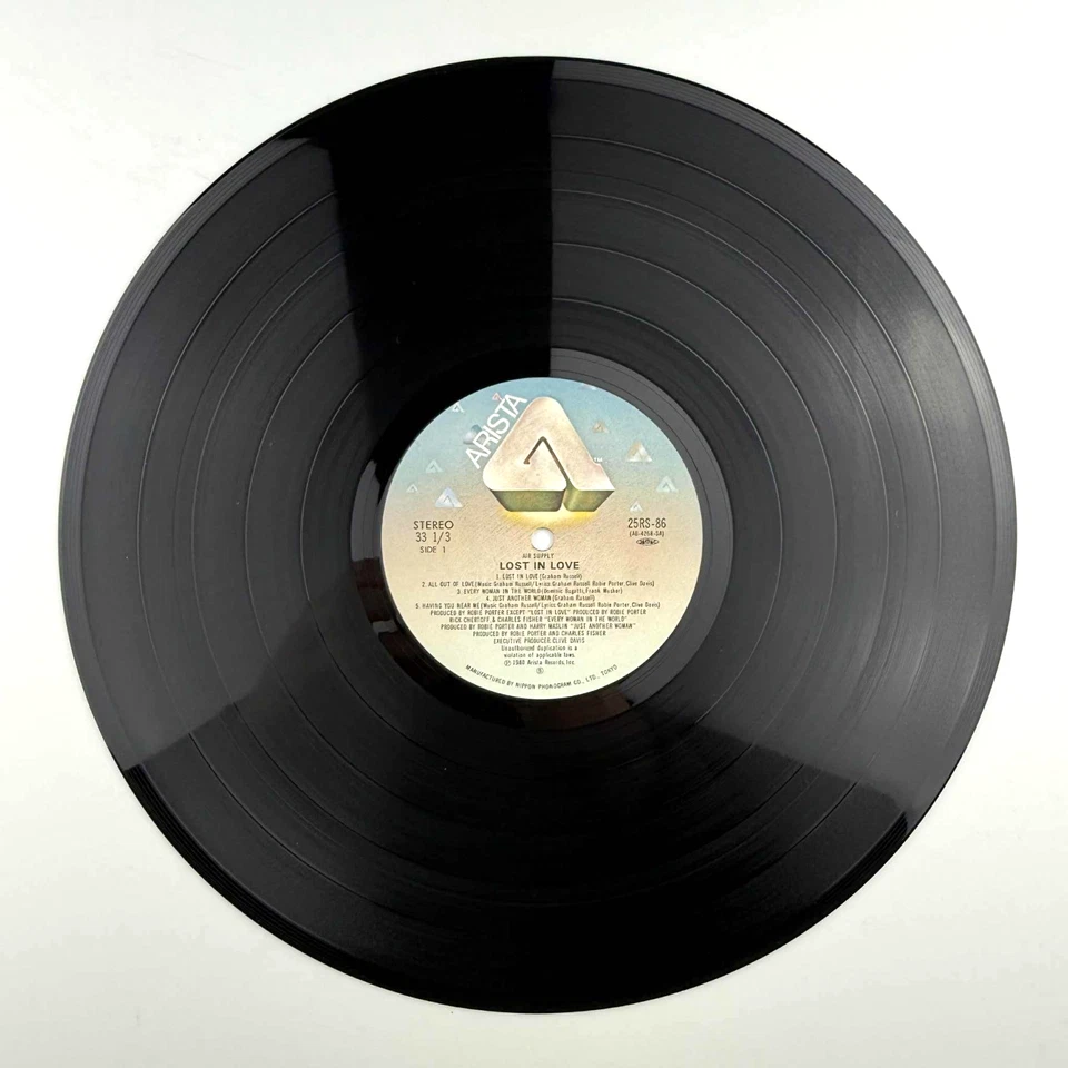 Air Supply Lost In Love Japan Import vinyl 70s Yacht Rock Pop record LP NM M- - Image 2 of 4