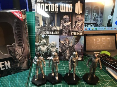 Doctor Who THE CYBERMEN Evolution Set two: Revenge of the Cyberman with Magazine