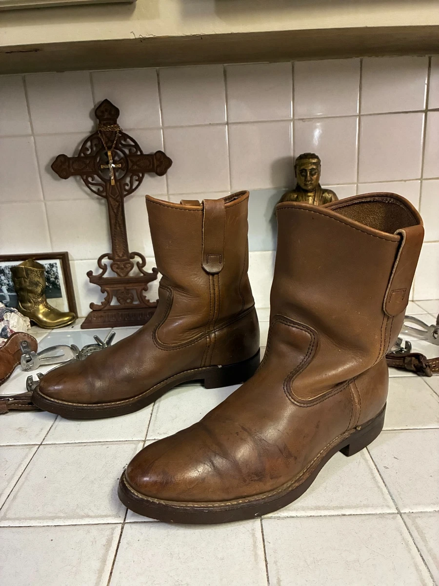 L. L. Bean x Red Wing Wellington Brown Pecos Style Boots 8D