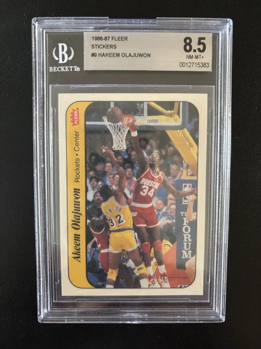 Hakeem Olajuwon Beckett Grading Services (BGS) Basketball Rookie