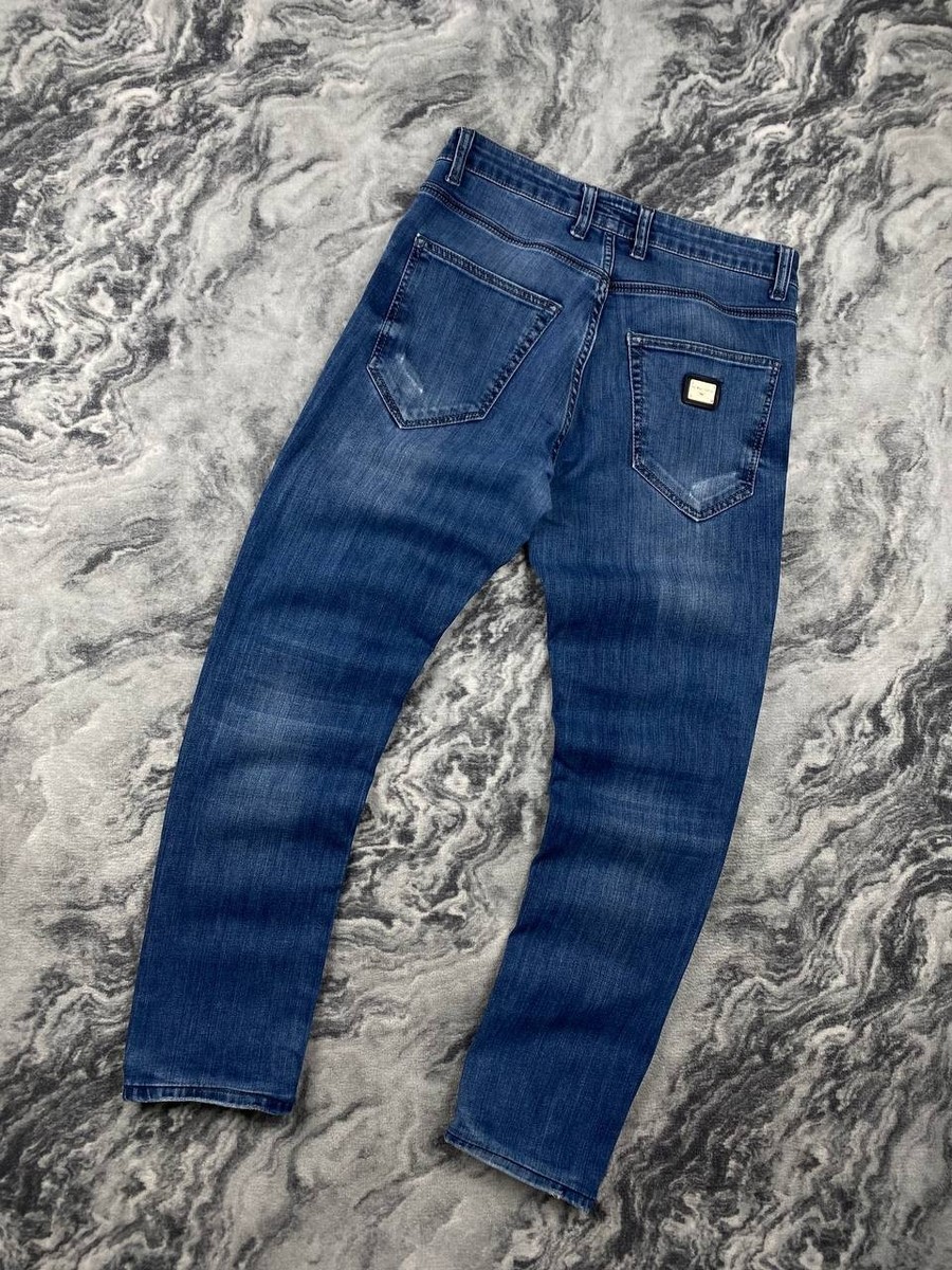 Vintage Dolce Gabbana Denim Jeans Metal Logo Men Size 32 Blue | eBay